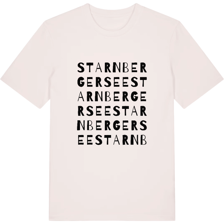 Starnberger See ordlek t-shirt – t-shirt från PinShirt