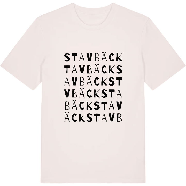 Stavbäck ordlek t-shirt – t-shirt från PinShirt