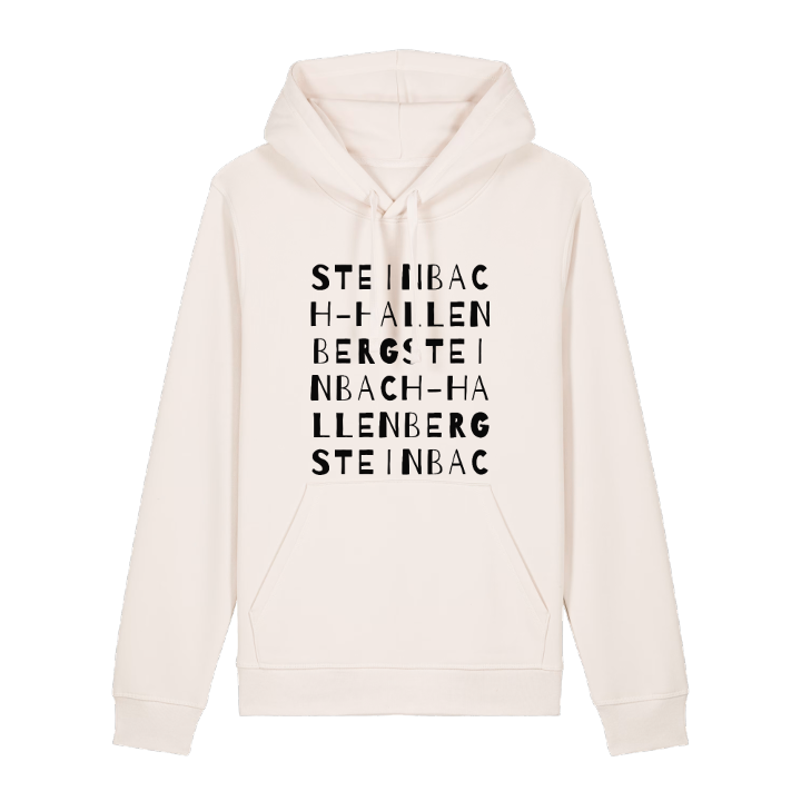 Steinbach-Hallenberg ordlek hoodie – hoodie från PinShirt