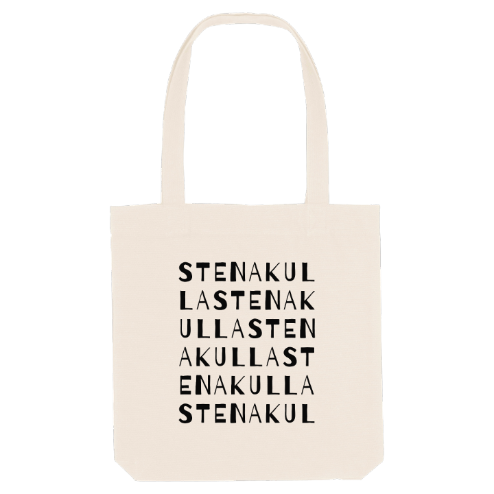Stenakulla ordlek tygkasse – tygkasse från PinShirt