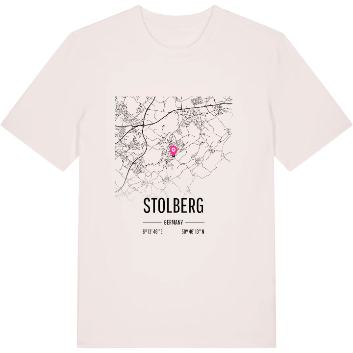 Stolberg karta t-shirt – t-shirt från PinShirt