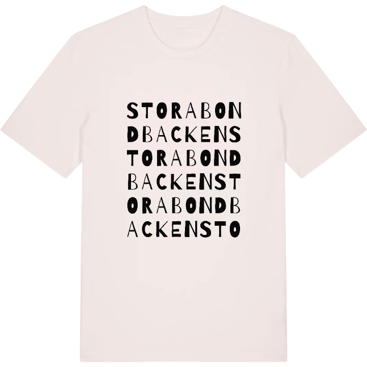 Stora Bondbacken ordlek t-shirt – t-shirt från PinShirt