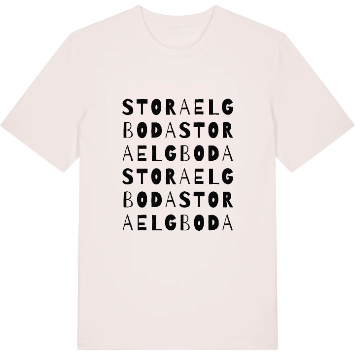 Stora Elgboda ordlek t-shirt – t-shirt från PinShirt