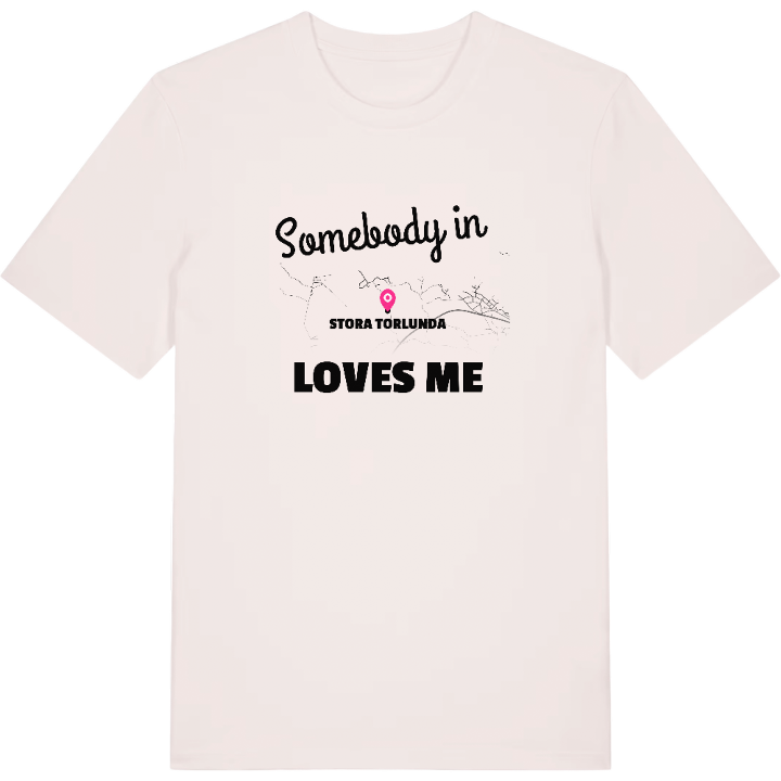 Någon i Stora Torlunda älskar mig t-shirt – t-shirt från PinShirt