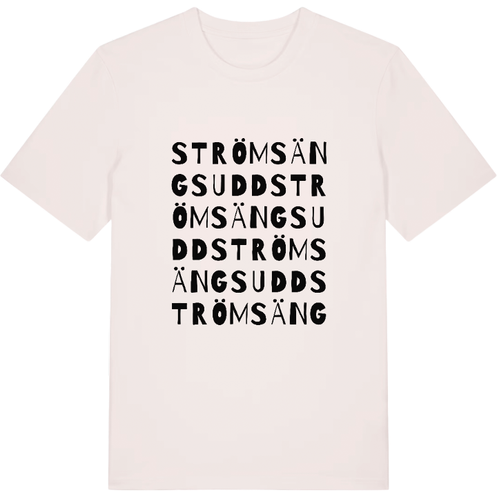Strömsängsudd ordlek t-shirt – t-shirt från PinShirt
