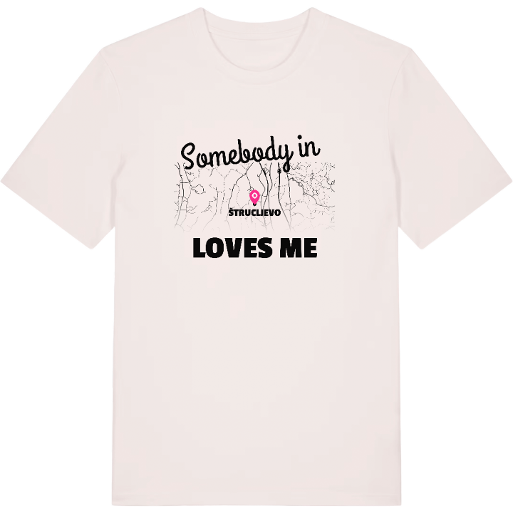 Någon i Štrucljevo älskar mig t-shirt – t-shirt från PinShirt