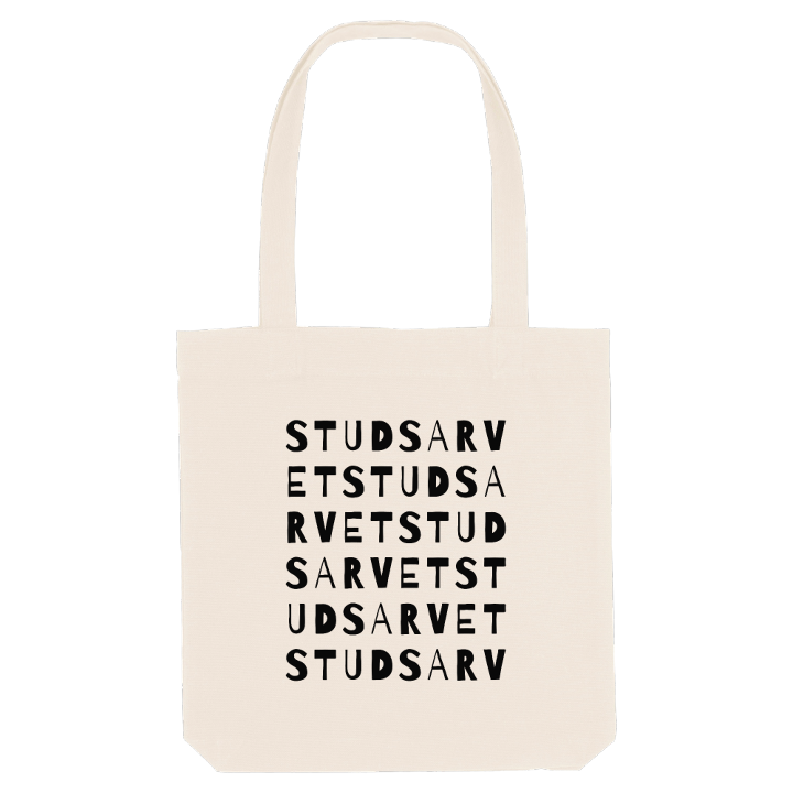 Studsarvet ordlek tygkasse – tygkasse från PinShirt