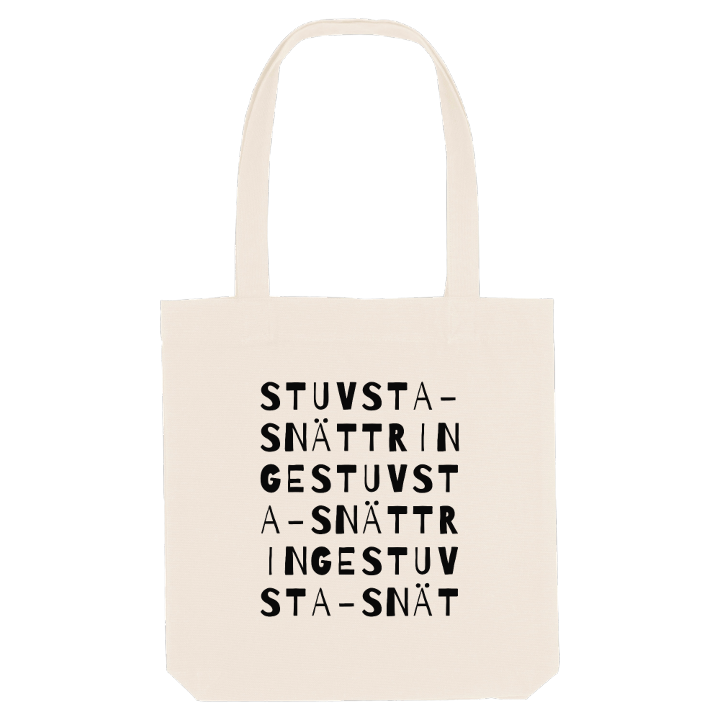 Stuvsta-Snättringe ordlek tygkasse – tygkasse från PinShirt
