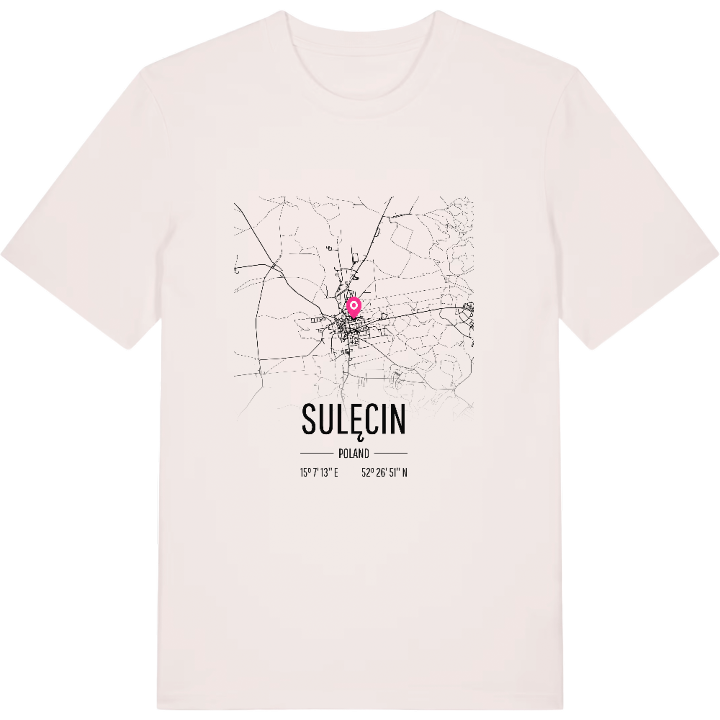 Sulęcin karta t-shirt – t-shirt från PinShirt