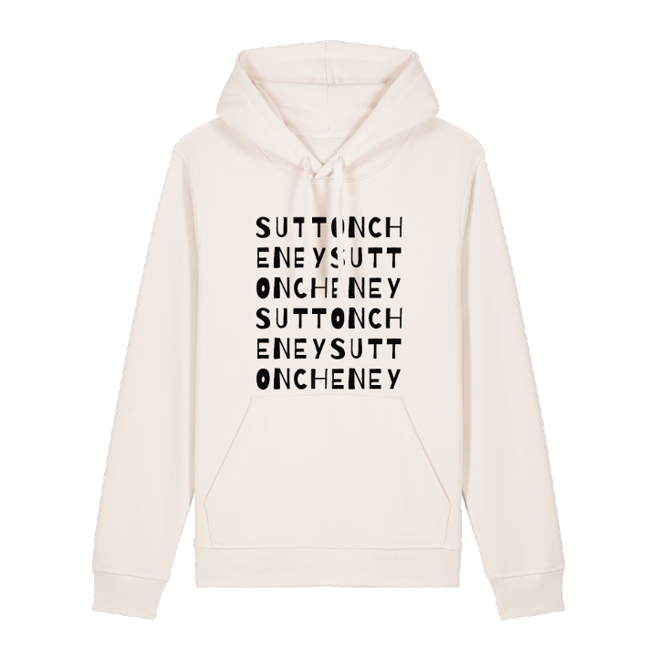 Sutton Cheney ordlek hoodie – hoodie från PinShirt