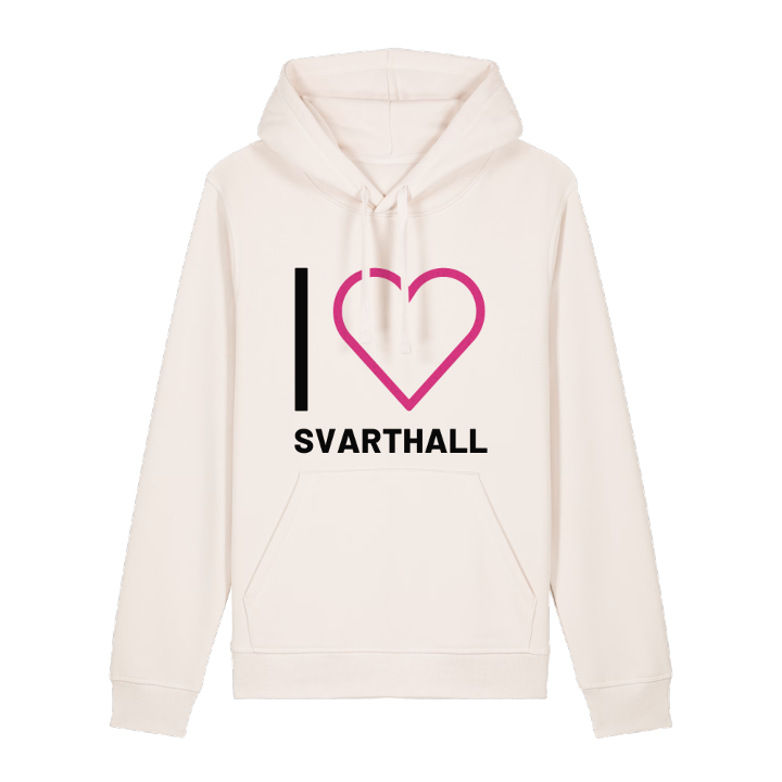 Jag älskar Svarthall hoodie stort tryck – hoodie från PinShirt
