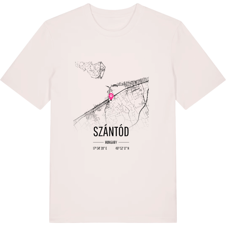 Szántód karta t-shirt – t-shirt från PinShirt