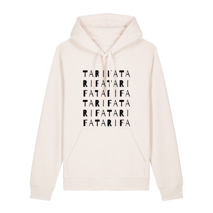 Tarifa ordlek hoodie – hoodie från PinShirt