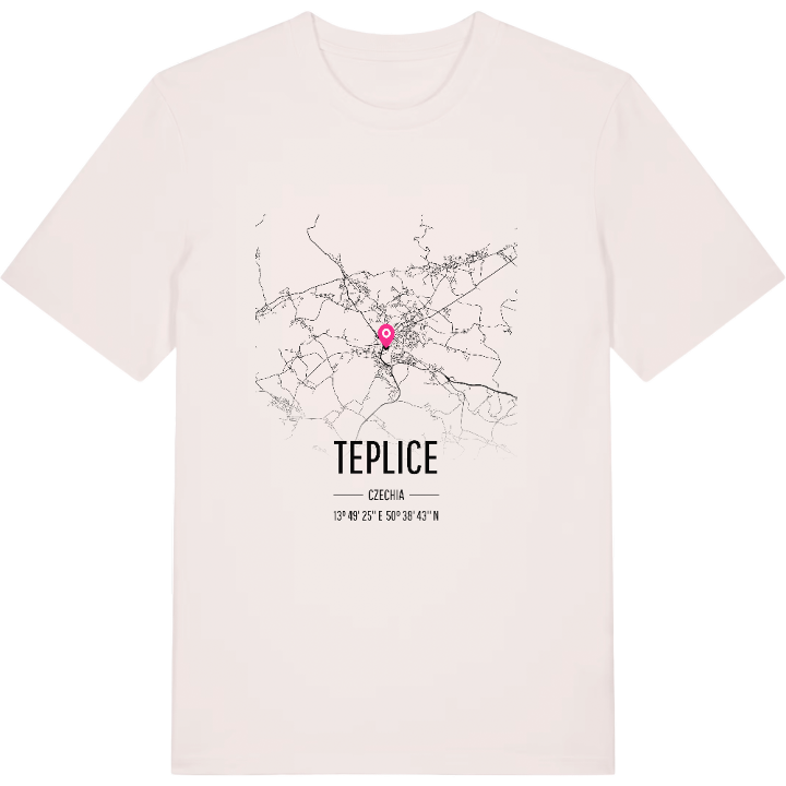 Teplice karta t-shirt – t-shirt från PinShirt