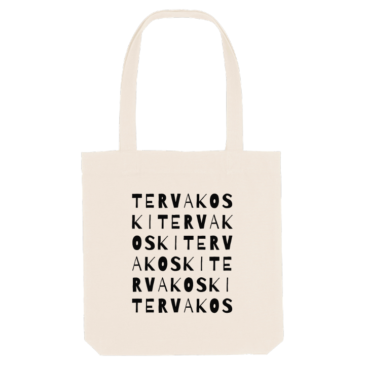 Tervakoski ordlek tygkasse – tygkasse från PinShirt