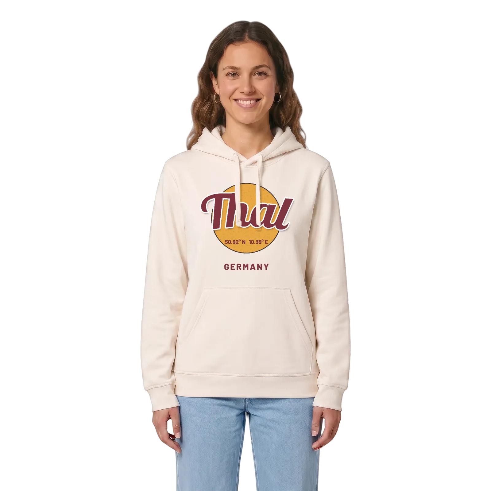 Thal cirkel hoodie – Vintage White, i miljö