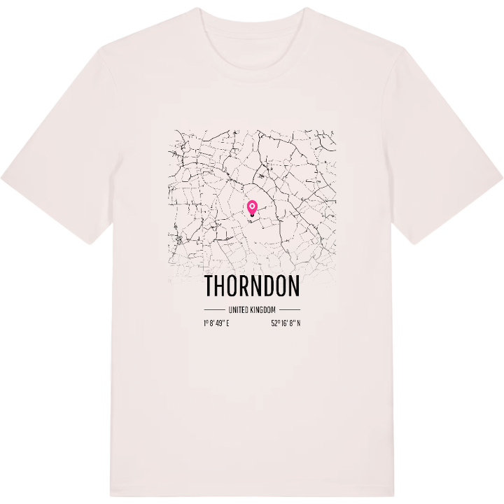 Thorndon karta t-shirt – t-shirt från PinShirt