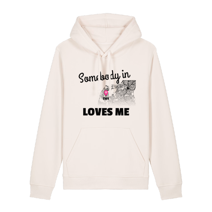 Någon i Thy älskar mig hoodie – hoodie från PinShirt