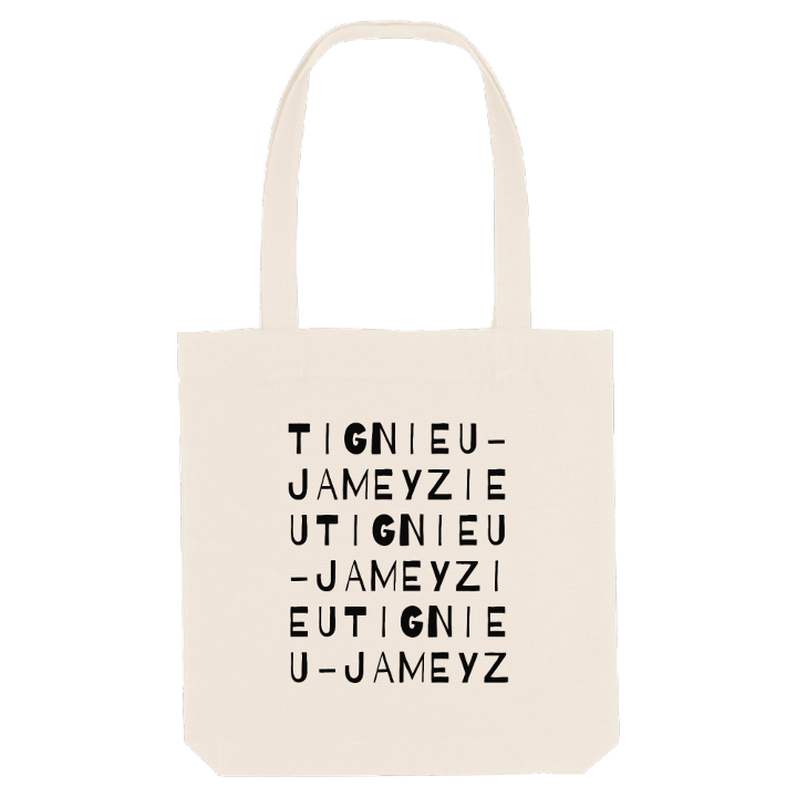 Tignieu-Jameyzieu ordlek tygkasse – tygkasse från PinShirt