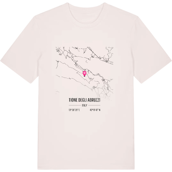 Tione degli Abruzzi karta t-shirt – t-shirt från PinShirt