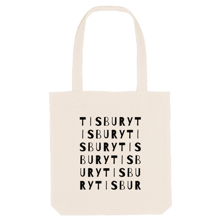 Tisbury ordlek tygkasse – tygkasse från PinShirt