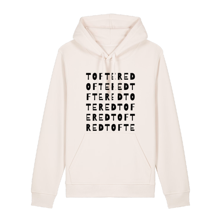 Toftered ordlek hoodie – hoodie från PinShirt