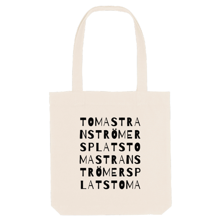Tomas Tranströmers plats ordlek tygkasse – tygkasse från PinShirt