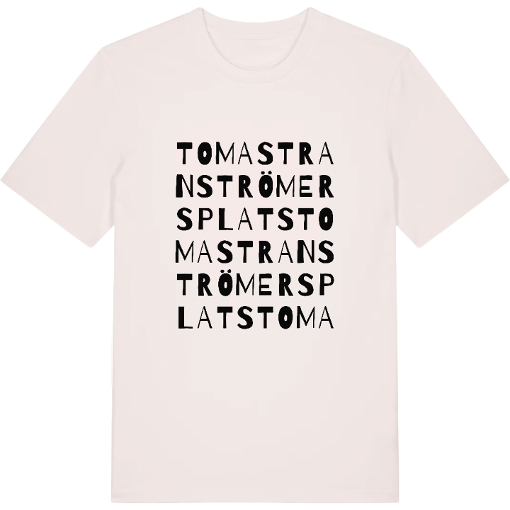 Tomas Tranströmers plats ordlek t-shirt – t-shirt från PinShirt