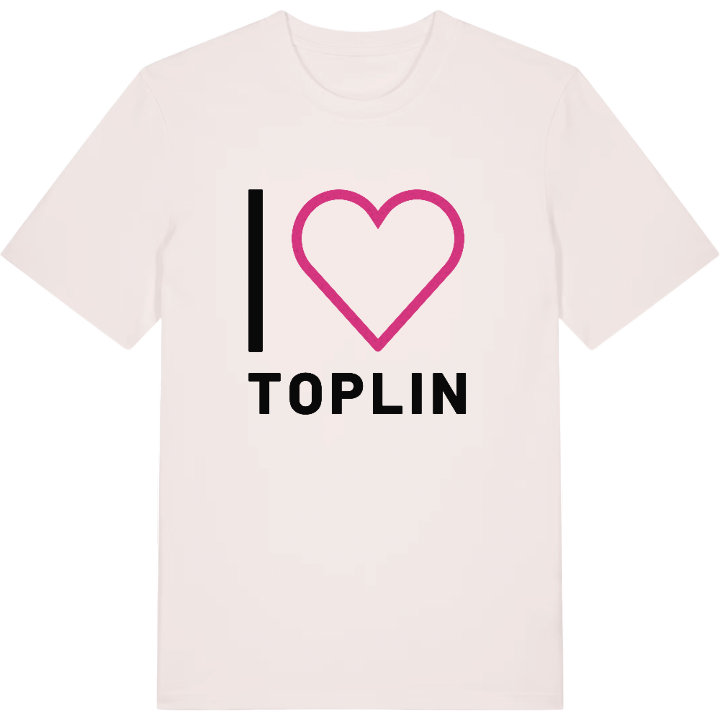 Jag älskar Toplin t-shirt stort tryck – t-shirt från PinShirt