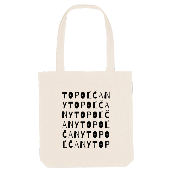 Topoľčany ordlek tygkasse – tygkasse från PinShirt
