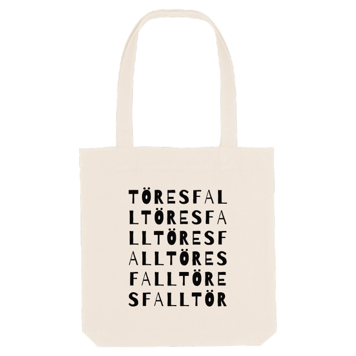 Töresfall ordlek tygkasse – tygkasse från PinShirt