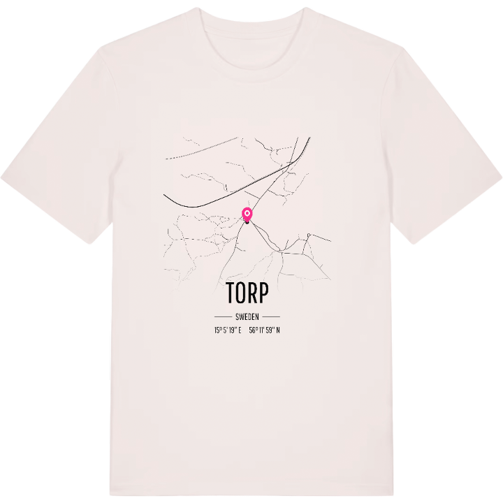 Torp karta t-shirt – t-shirt från PinShirt