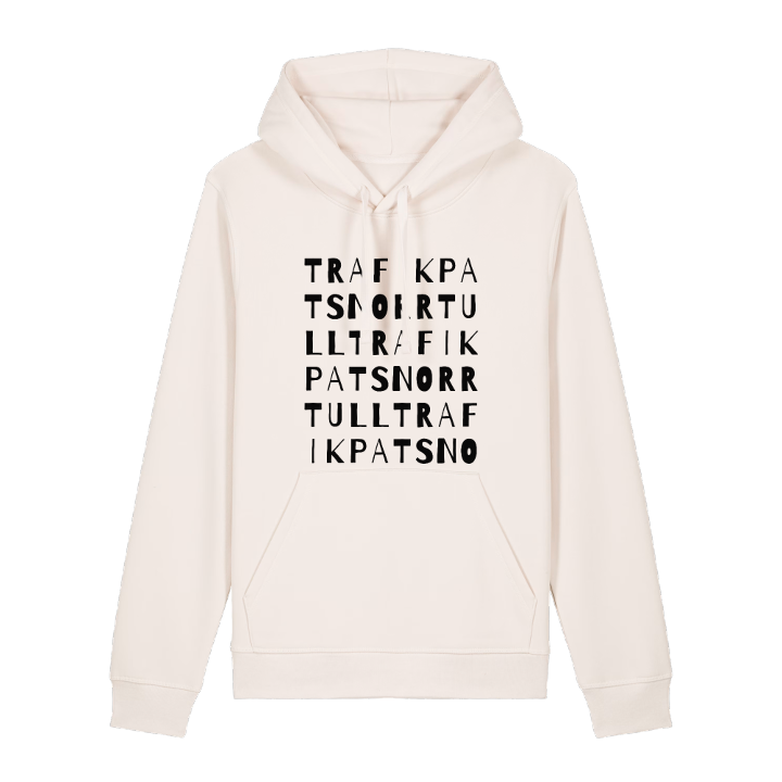 Trafikpats Norrtull ordlek hoodie – hoodie från PinShirt