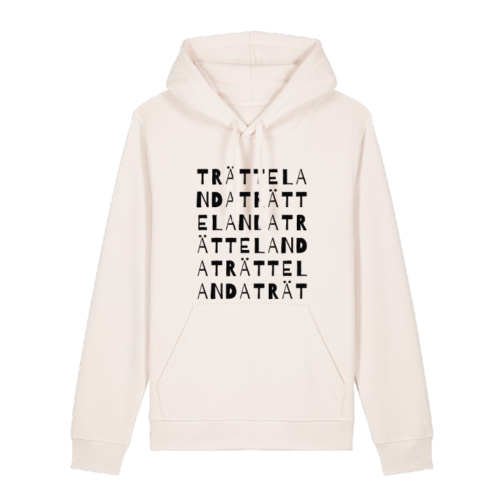 Trättelanda ordlek hoodie – hoodie från PinShirt