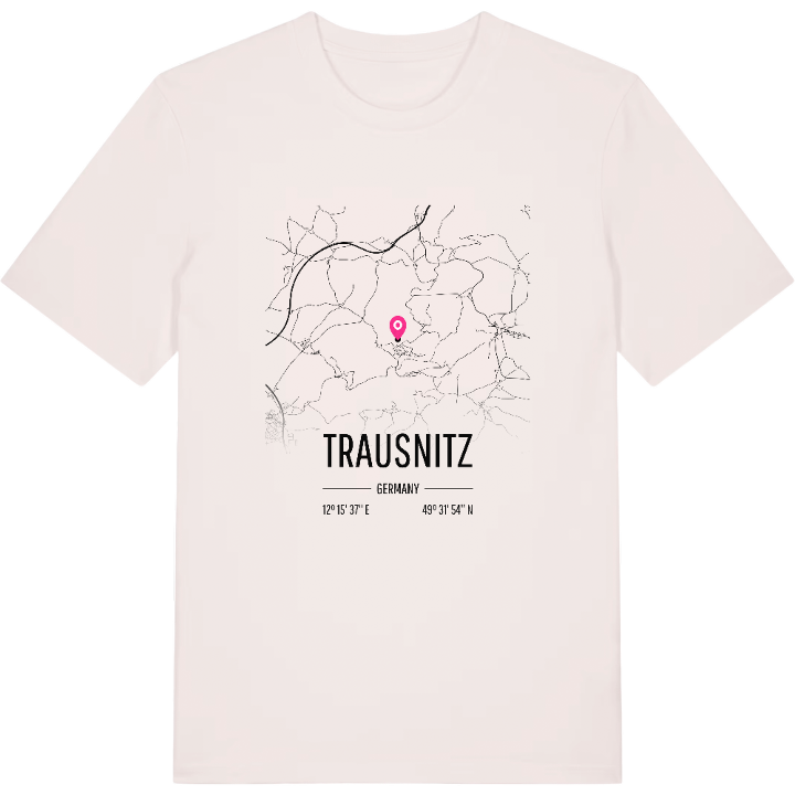 Trausnitz karta t-shirt – t-shirt från PinShirt