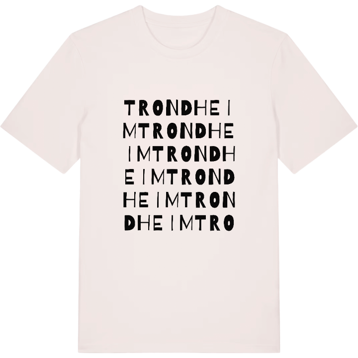 Trondheim ordlek t-shirt – t-shirt från PinShirt