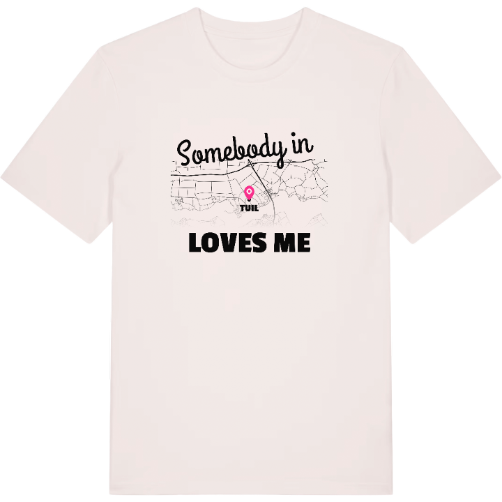 Någon i Tuil älskar mig t-shirt – t-shirt från PinShirt