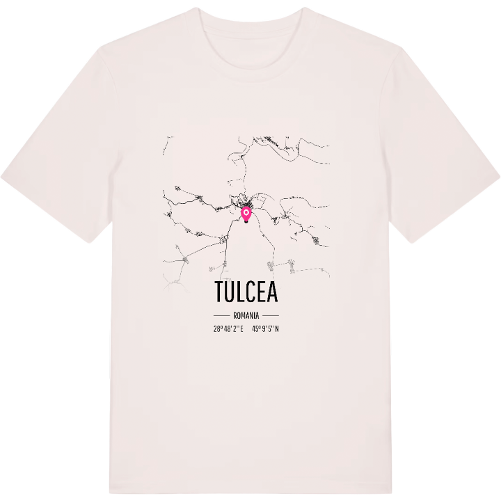 Tulcea karta t-shirt – t-shirt från PinShirt