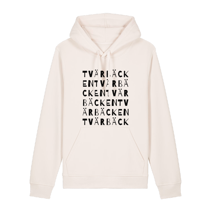 Tvärbäcken ordlek hoodie – hoodie från PinShirt