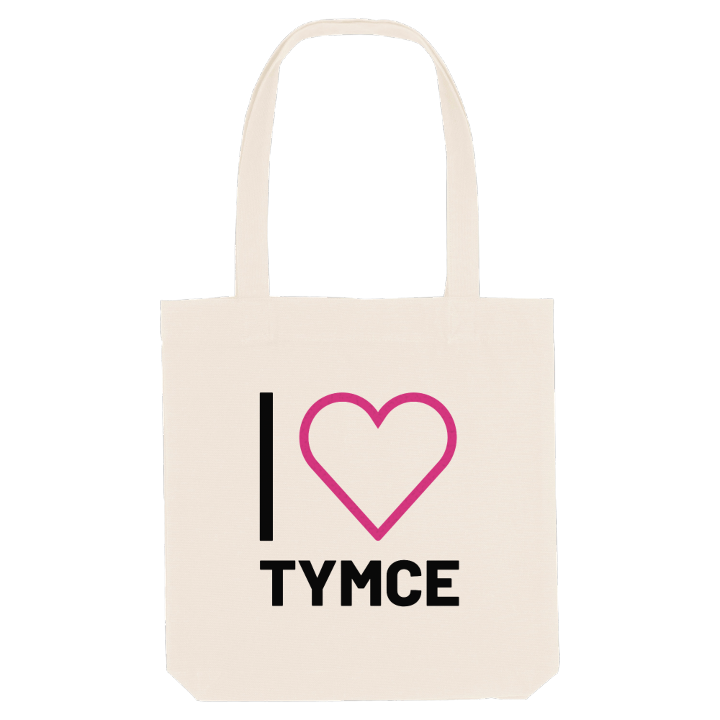 Jag älskar Tymce tygkasse stort tryck – tygkasse från PinShirt