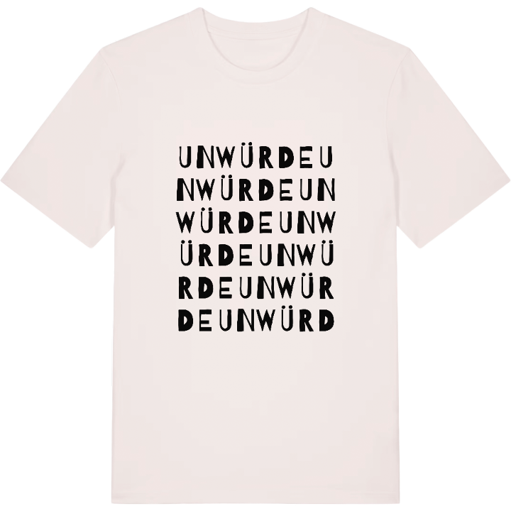 Unwürde ordlek t-shirt – t-shirt från PinShirt