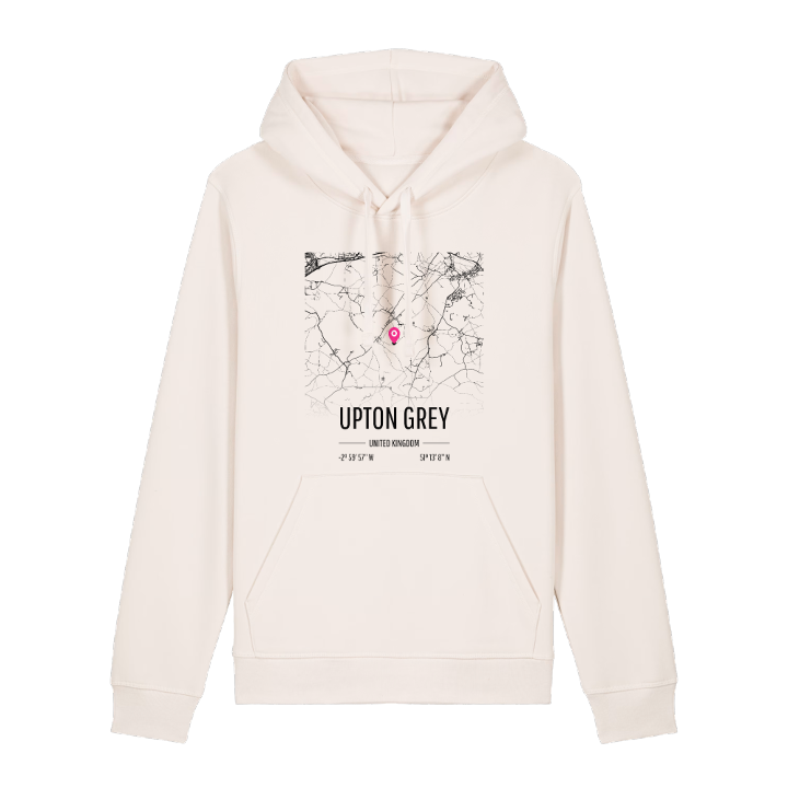 Upton Grey karta hoodie – hoodie från PinShirt