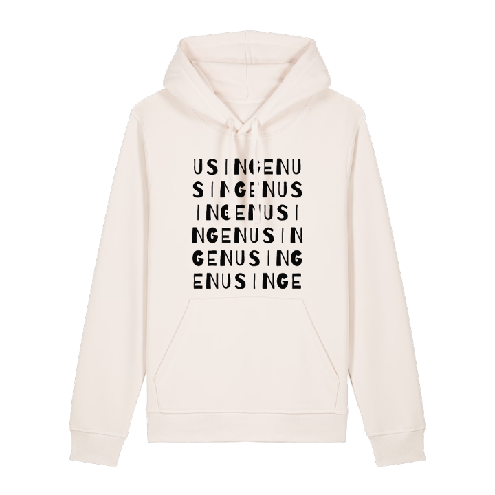 Usingen ordlek hoodie – hoodie från PinShirt