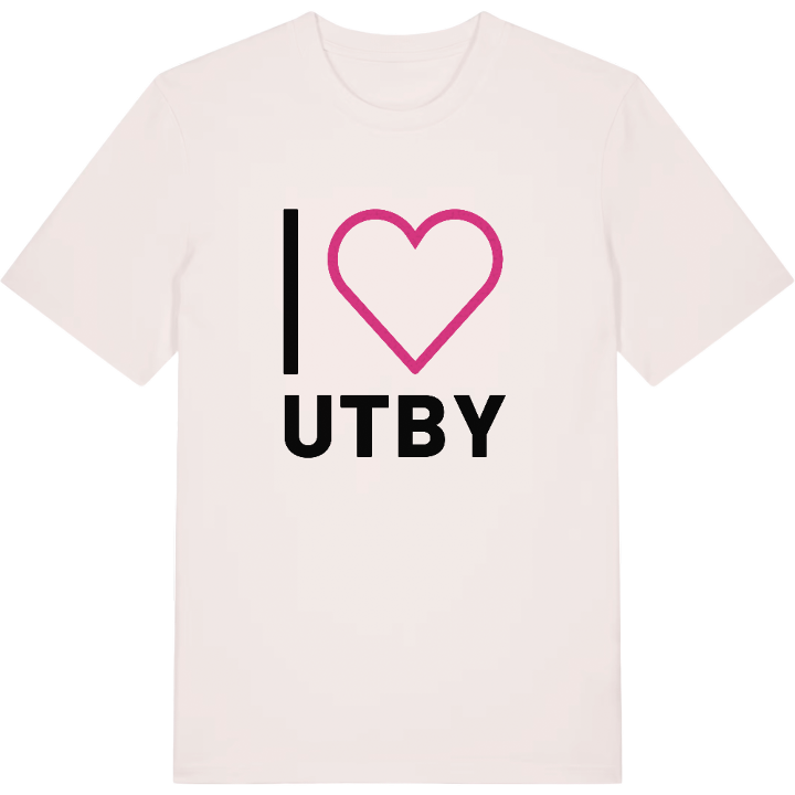 Jag älskar Utby t-shirt stort tryck – t-shirt från PinShirt