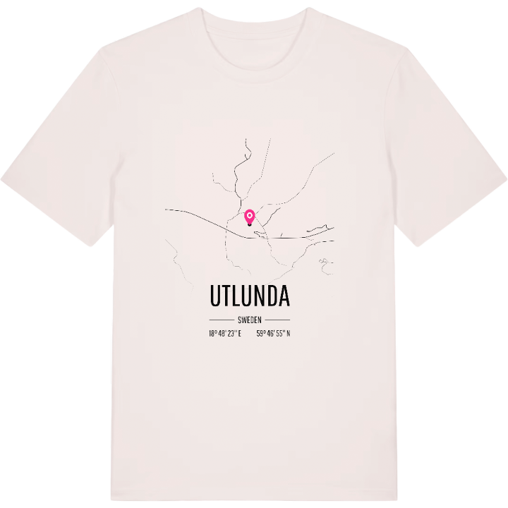 Utlunda karta t-shirt – t-shirt från PinShirt