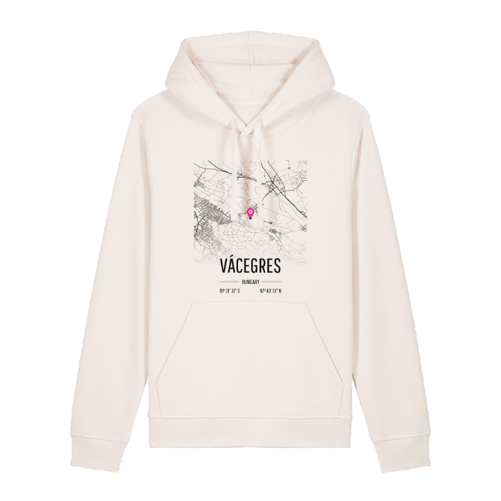 Vácegres karta hoodie – hoodie från PinShirt