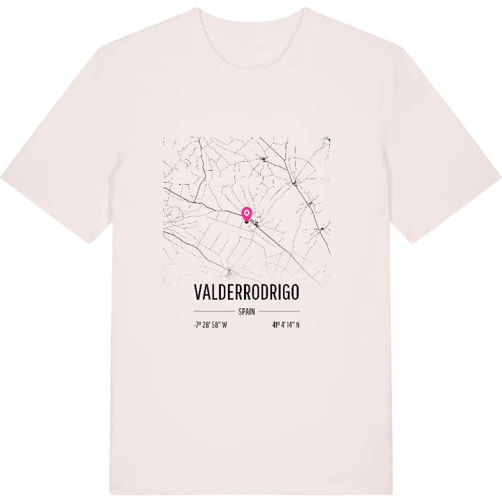 Valderrodrigo karta t-shirt – t-shirt från PinShirt