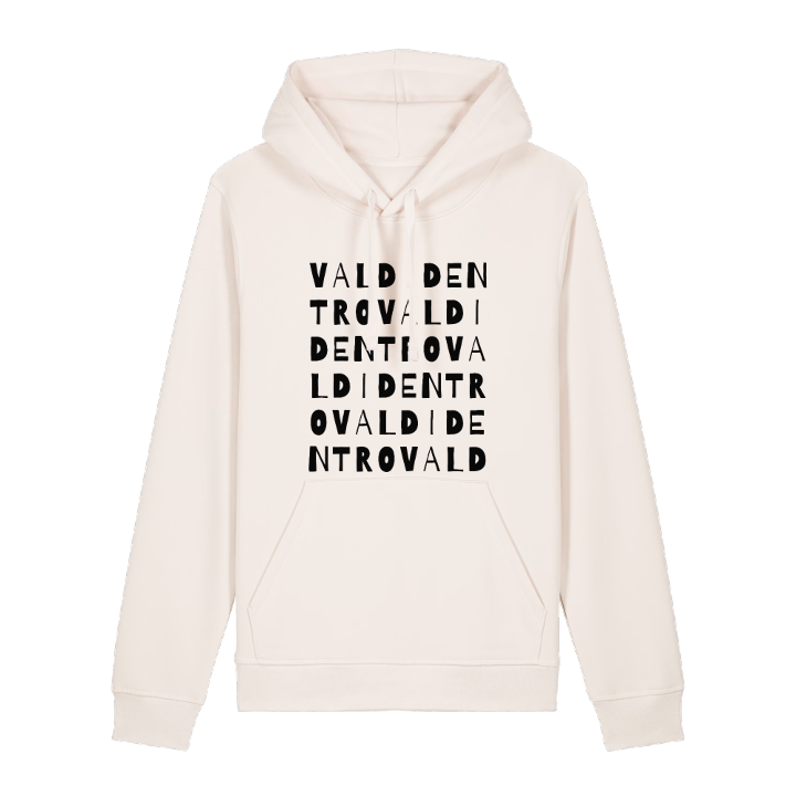 Valdidentro ordlek hoodie – hoodie från PinShirt