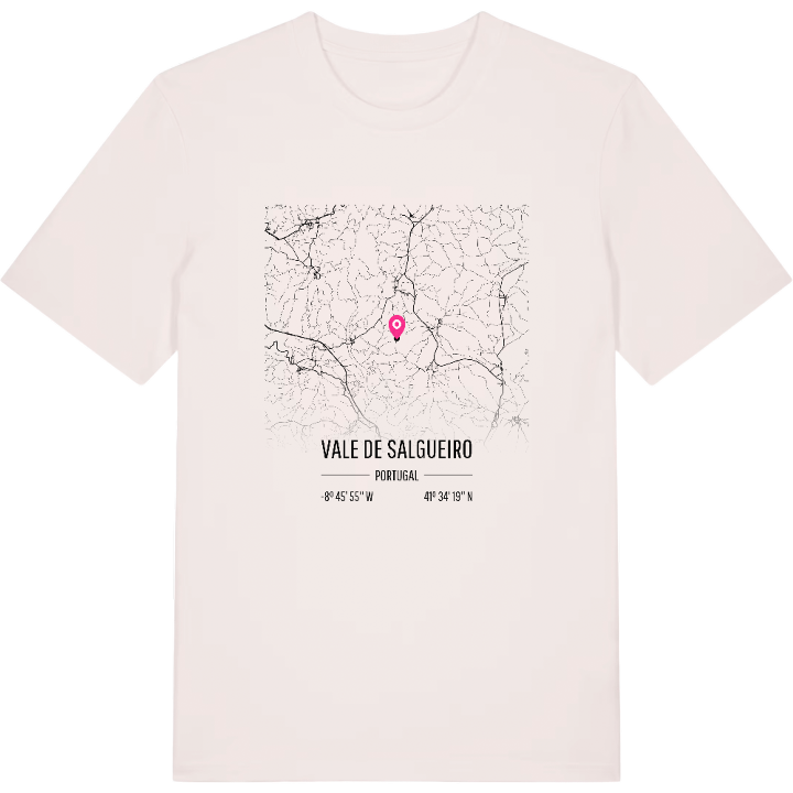 Vale de Salgueiro karta t-shirt – t-shirt från PinShirt