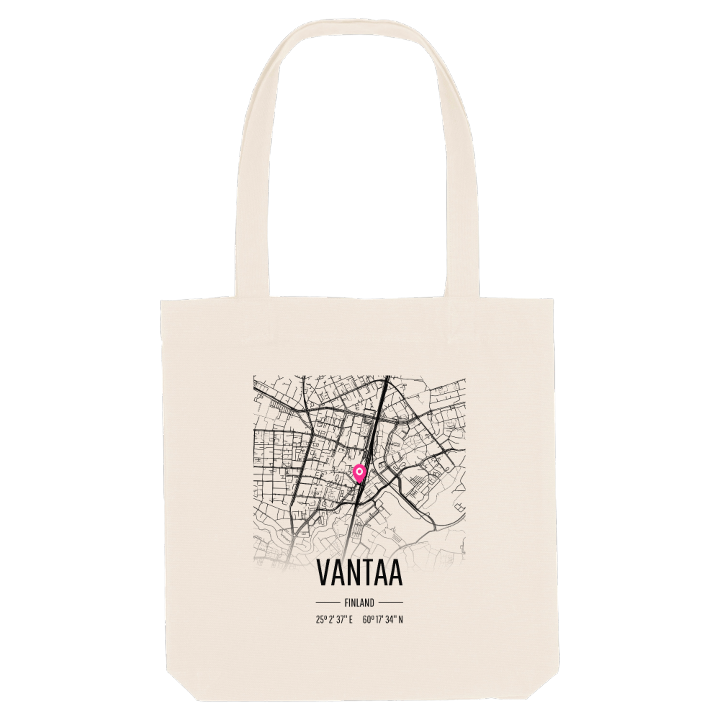 Vantaa karta tygkasse – tygkasse från PinShirt
